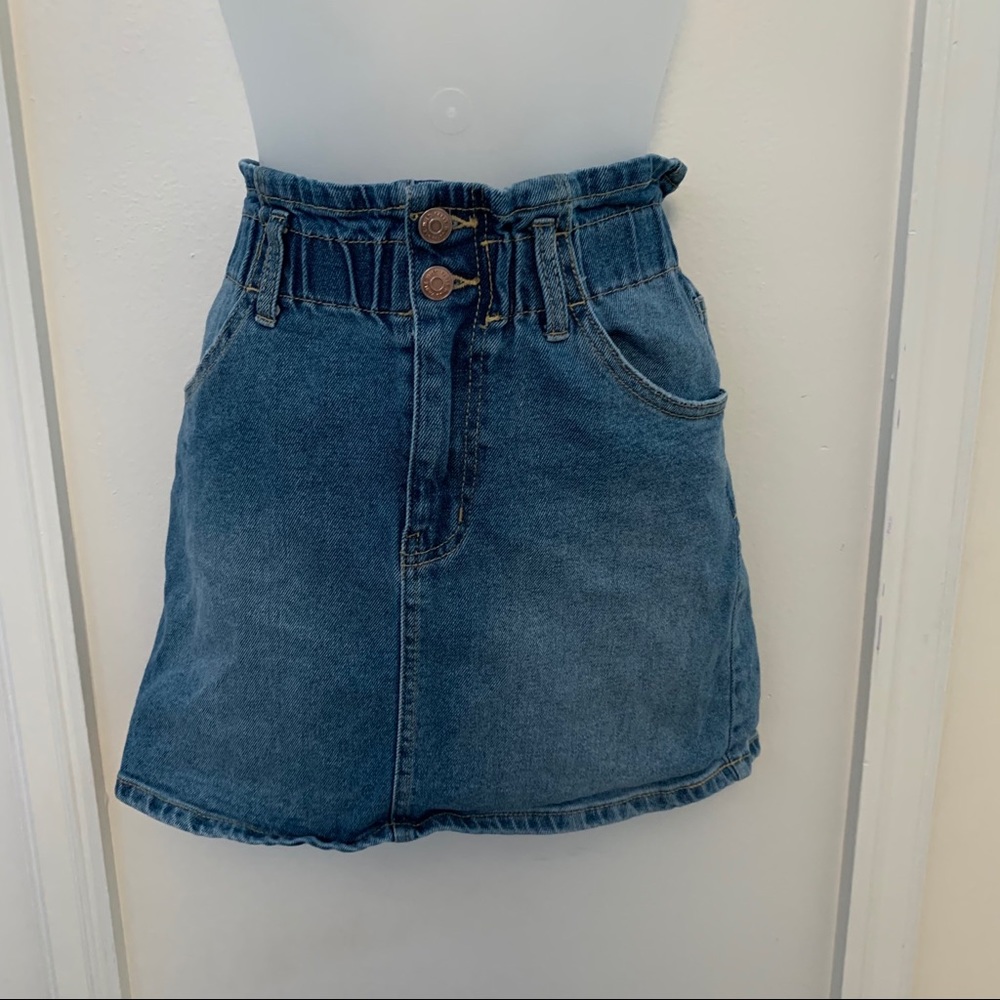 universal thread denim skirt